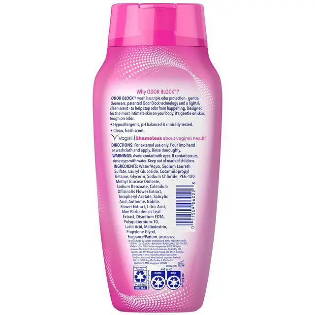Alt view image 3 of 6 - Vagisil Feminine Wash for Intimate Area Hygiene, Odor Block, Gynecologist Tested, Hypoallergenic, 12 fl oz