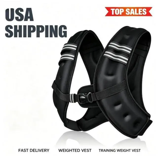 Main image of Henkelion Weighted Vest Weight Vest for Men Women Kids Weights Included, Body Weight Vests Adjustable for Running, Training Workout, Jogging, Walking