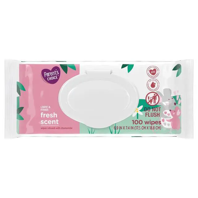 Alt view image 3 of 6 - Parent's Choice Fresh Scent Baby Wipes, 300 Count (Select for More Options)