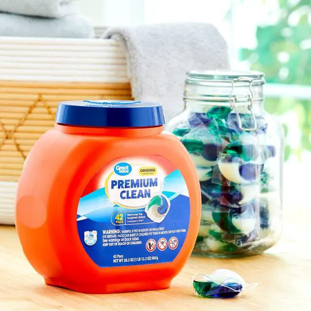 Alt view image 6 of 6 - Great Value Premium Clean Laundry Pacs, Original Scent, 42 Count