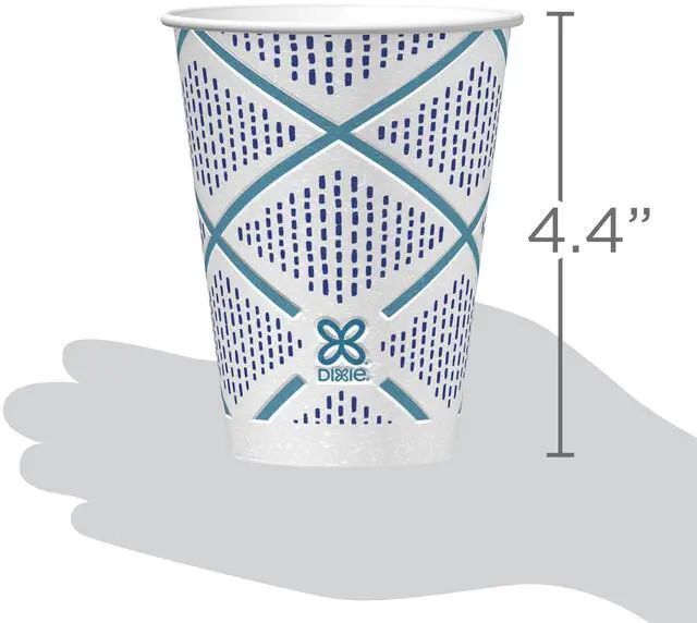 Alt view image 6 of 6 - Dixie To Go Disposable Paper Cups, 12 oz, Multi-Color, 20 Count