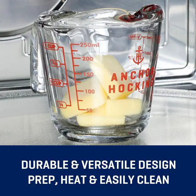 Alt view image 6 of 6 - Anchor Hocking Glass Measuring Cup, 2 Cup