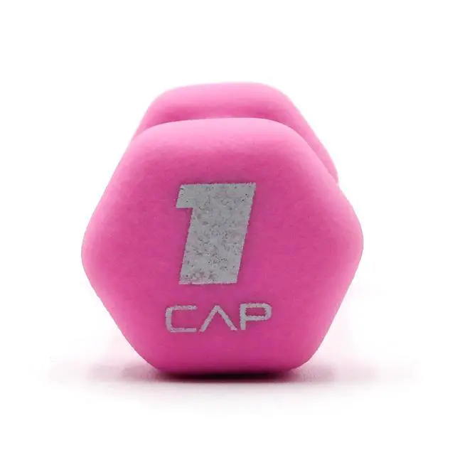 Alt view image 6 of 6 - CAP, 1lb Neoprene Dumbbell, Pink, Single