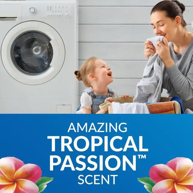 Alt view image 4 of 6 - Xtra Tropical Passion, 84 Loads Liquid Laundry Detergent, 100.8 fl oz