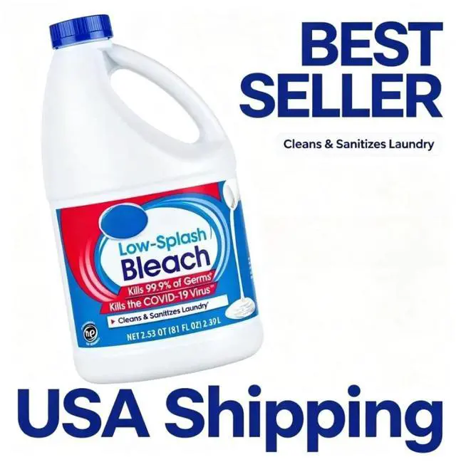 Main image of Great Value Low-Splash Bleach, 81 fl oz