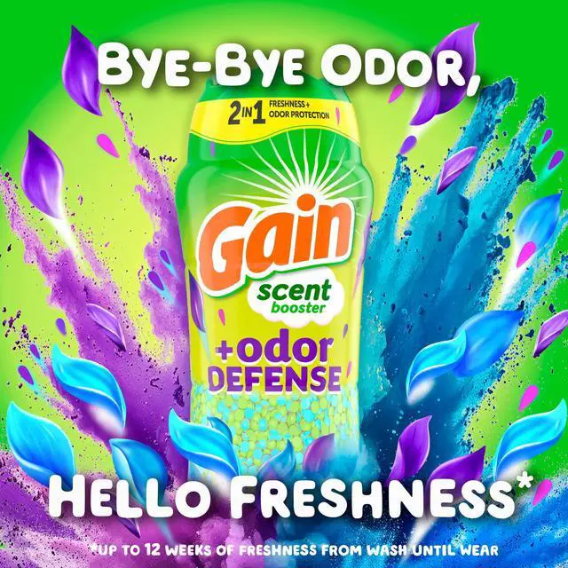 Alt view image 3 of 6 - Gain Laundry Scent Beads, Odor Defense 2-in-1 In-Wash Scent Booster, Super Fresh Blast Scent, 4.8 oz