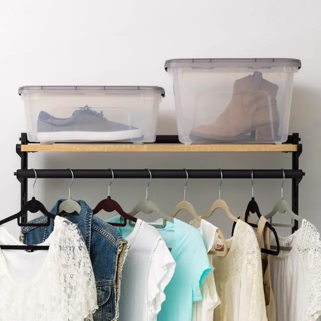Alt view image 3 of 6 - IRIS 19 Qt. Plastic Storage Bin with Lid, Stackable Storage Containers, Tote