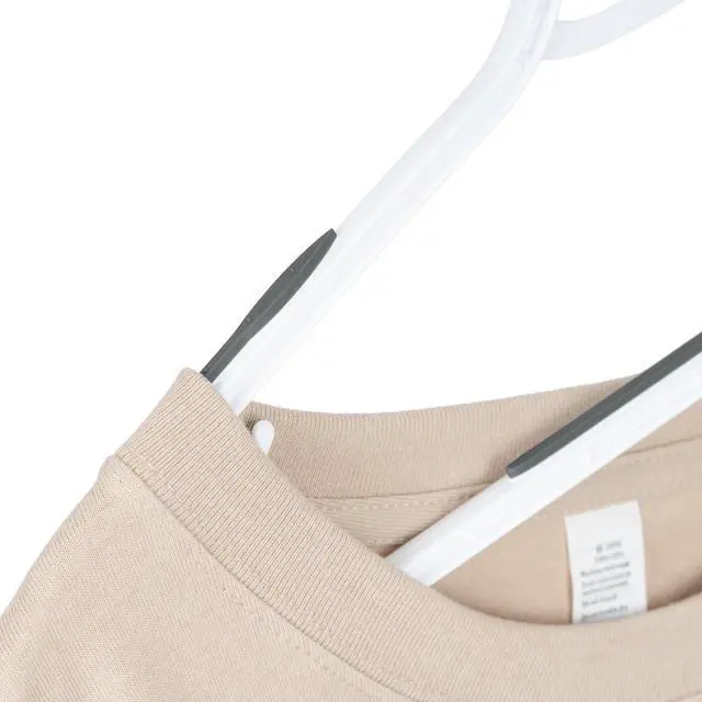 Alt view image 6 of 6 - (2 pack) Mainstays Non-Slip Plastic Shirt Hanger, 10 Pack, White