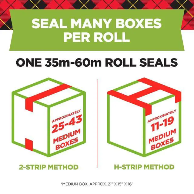 Alt view image 5 of 6 - Scotch Sure Start Shipping Packaging Tape, 1.88" x 54.6 yd, Designed for Packing, Shipping and Mailing, Quiet Unwind, No Splitting or Tearing, 3" Core, Clear, 1 Roll (345)