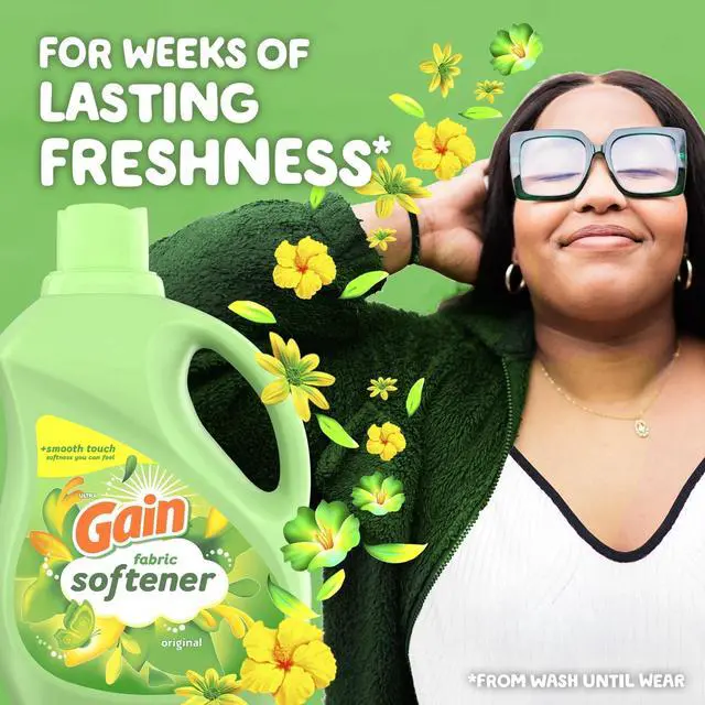 Alt view image 3 of 6 - Gain Liquid Laundry Fabric Softener and Conditioner, Original Scent, 140 fl oz, 190 Loads