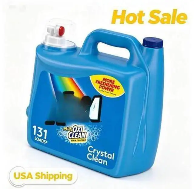 Main image of Xtra Plus OxiClean, 131 Loads Liquid Laundry Detergent, 203.1 fl oz