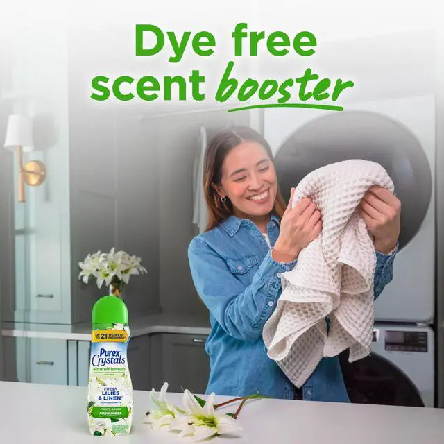 Alt view image 2 of 6 - Purex Crystals Scent Booster, Natural Elements, Fresh Lilies & Linen, 39oz