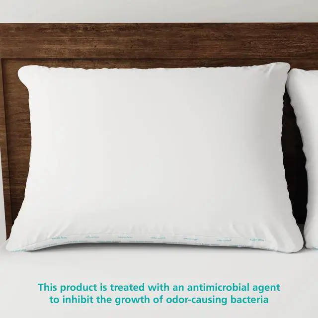 Alt view image 2 of 6 - Mainstays Back & Side Sleeper Bed Pillow, Standard/Queen, Extra Firm Support