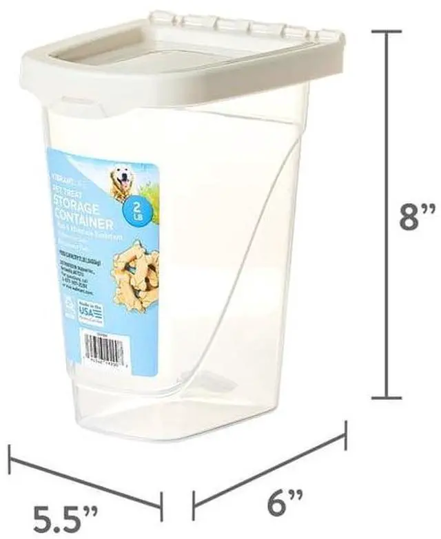 Alt view image 4 of 6 - Vibrant Life Pet Treat Storage Container, 2 lb