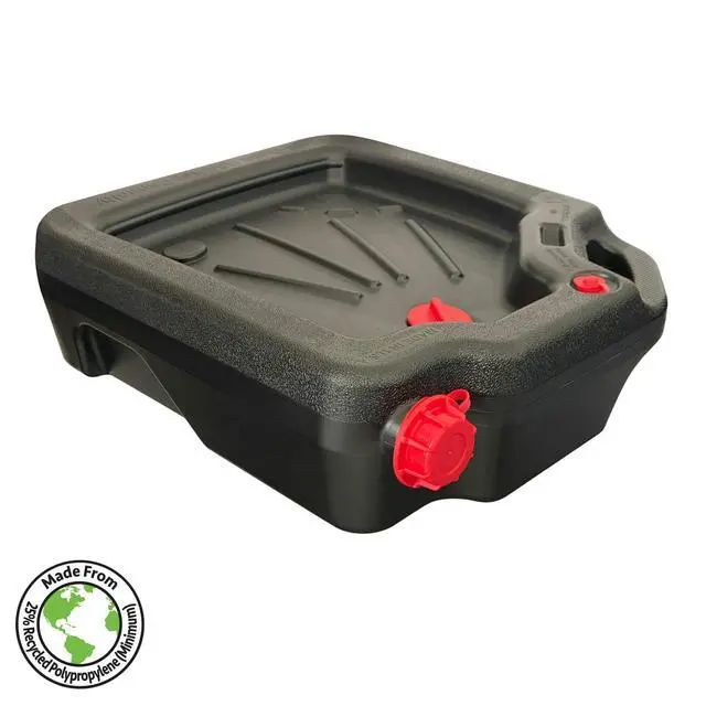Alt view image 6 of 6 - Hyper Tough 16-Quart Automotive Drain Pan Container