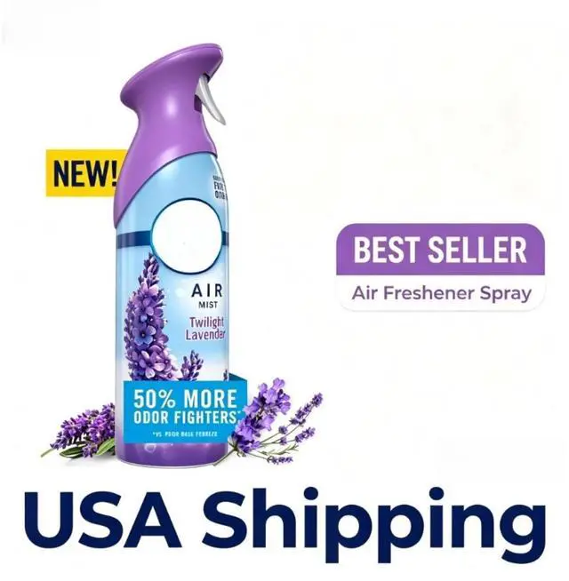 Main image of Febreze Air Mist Air Freshener Spray, Twilight Lavender Scent, 8.1oz