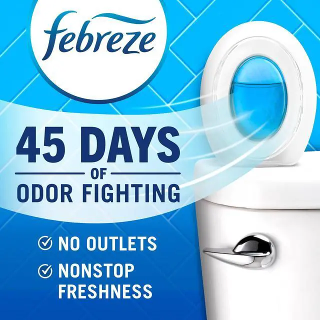 Alt view image 2 of 6 - Febreze Bathroom Air Freshener, Odor-Fighting, Crisp Fall Breeze Scent, 1 Count