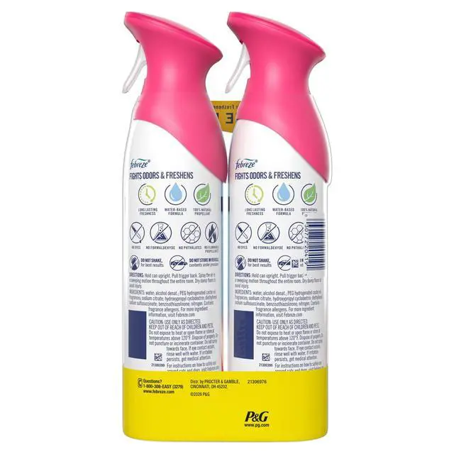 Alt view image 5 of 6 - Febreze Air Mist Air Freshener Spray, Gain Island Fresh, 8.1oz, 2 Count