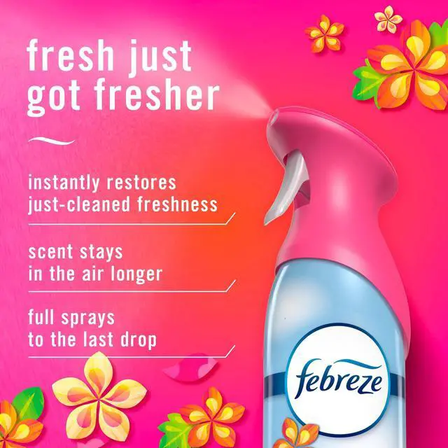 Alt view image 6 of 6 - Febreze Air Mist Air Freshener Spray, Gain Island Fresh, 8.1oz, 2 Count