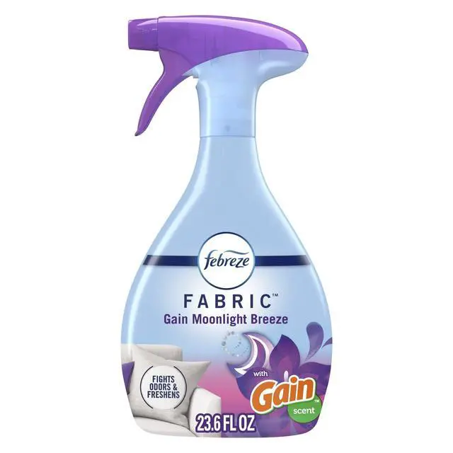 Alt view image 6 of 6 - Febreze Fabric Spray Air Freshener, Odor-Fighting, Gain Moonlight Breeze, 23.6 fl oz