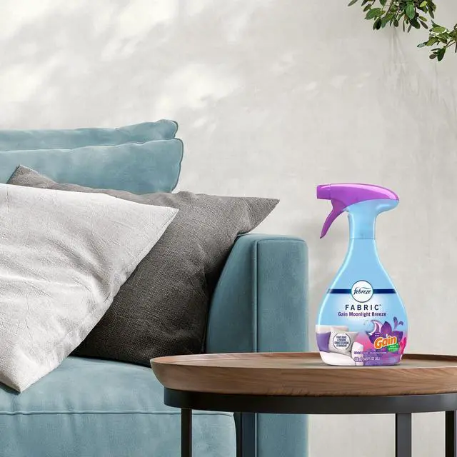 Alt view image 2 of 6 - Febreze Fabric Spray Air Freshener, Odor-Fighting, Gain Moonlight Breeze, 23.6 fl oz