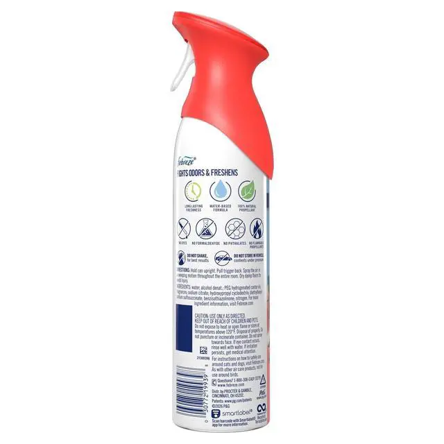 Alt view image 5 of 5 - Febreze Air Mist Air Freshener Spray, Watermelon Scent, 8.1oz