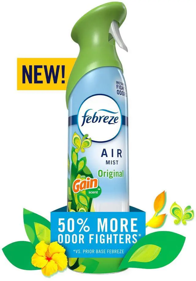 Main image of Febreze Air Mist Air Freshener Spray, Gain Original Scent, 8.1oz