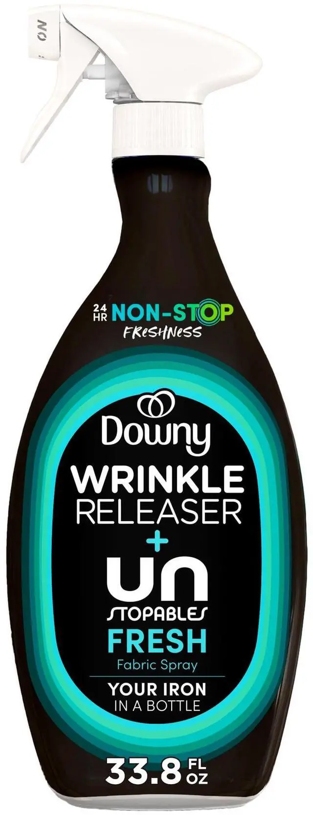 Alt view image 3 of 5 - Downy Wrinkle Releaser and Refresher Fabric Spray, Unstopables Fresh, 33.8 fl oz