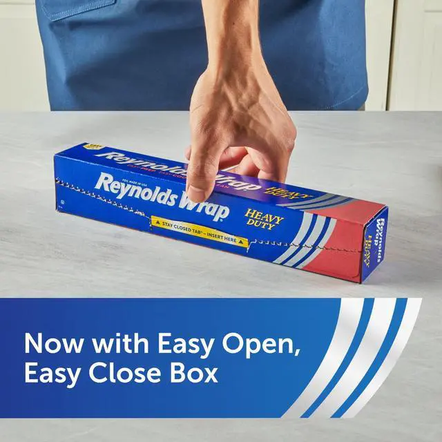 Alt view image 6 of 6 - Reynolds Wrap Heavy Duty Aluminum Foil, 12 Inch Wide, 50 Sq. Ft.