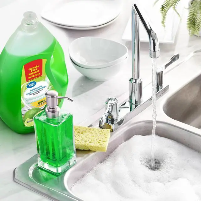 Alt view image 3 of 5 - Great Value Dish Washing Liquid Detergent, Limon/Lime, 90 fl oz