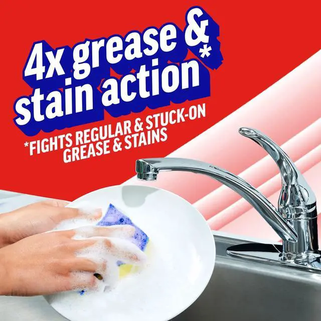 Alt view image 6 of 6 - Ajax Ultra Liquid Dish Soap, Strips Grease, Mess-Free, Easy-Flip Cap, Watermelon Scent, 52 fl oz