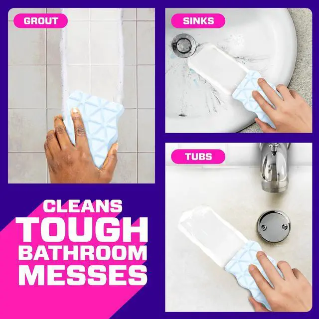 Alt view image 2 of 6 - Mr. Clean Magic Eraser Sponge, Shower & Tub Cleaner, Lemon, 3 Count