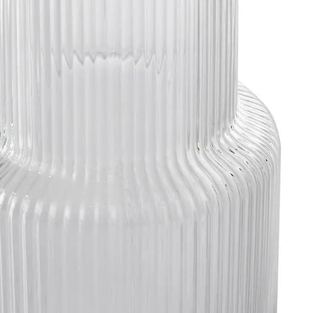 Alt view image 5 of 5 - Better Homes & Gardens Glass 30 oz Ribbed Carafe, Clear