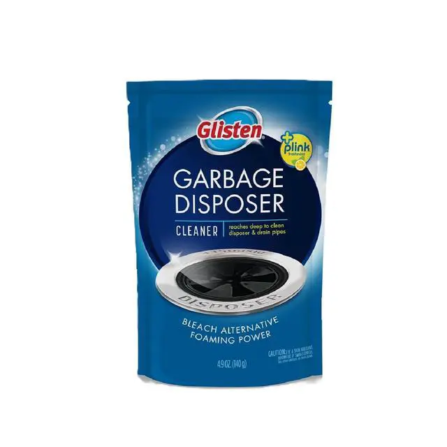 Alt view image 3 of 3 - Glisten Disposer Care Cleaner, Lemon Scent, 4 Packets