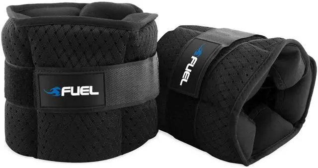 Alt view image 2 of 6 - Fuel Pureformance Unisex Adjustable Wrist/Ankle Weights, 2.5-Pound Pair (5lb Total - 6 Removable Weight Packs)