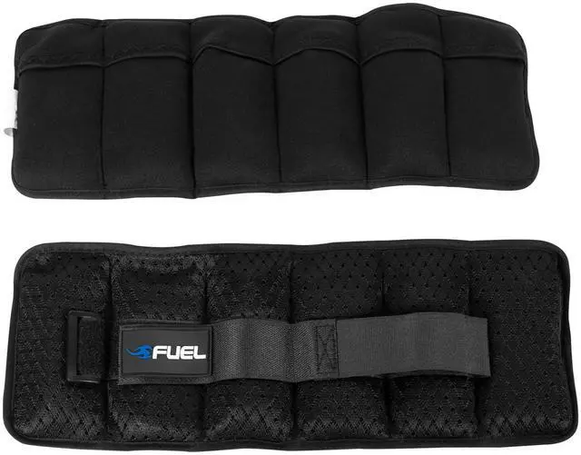 Alt view image 3 of 6 - Fuel Pureformance Unisex Adjustable Wrist/Ankle Weights, 2.5-Pound Pair (5lb Total - 6 Removable Weight Packs)