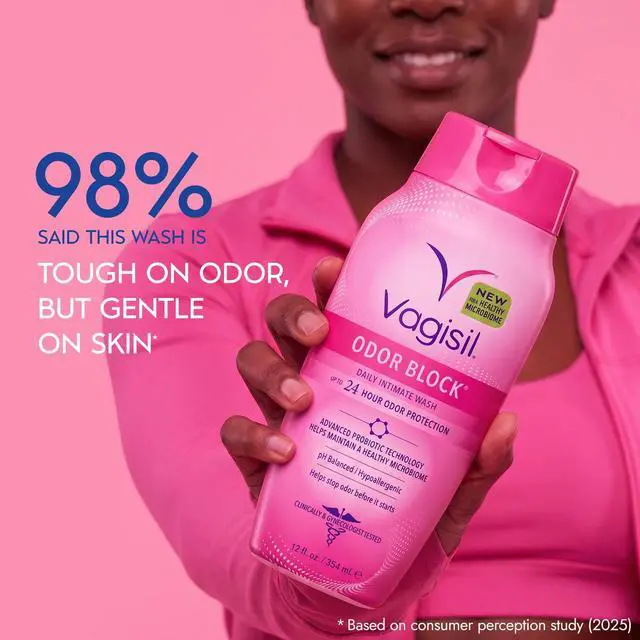 Alt view image 4 of 6 - Vagisil Feminine Wash for Intimate Area Hygiene, Odor Block, Gynecologist Tested, Hypoallergenic, 12 fl oz,