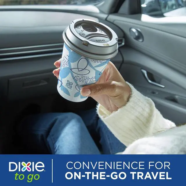 Alt view image 5 of 6 - Dixie To Go Disposable Paper Cups, 12 oz, Multi-Color, 20 Count