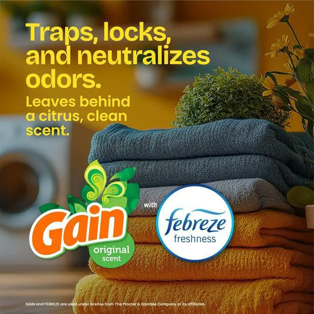 Alt view image 4 of 6 - Glad ForceFlex MaxStrength 13-Gallon Drawstring Tall Trash Bags, Gain Original Scent, 20 Bags
