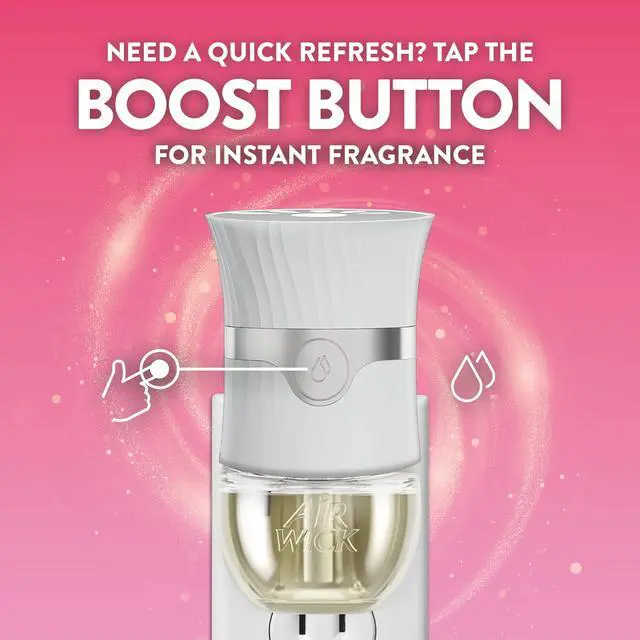 Alt view image 3 of 6 - Air Wick Plug-in Scented Oil Warmer Air Freshener Refills, Honeysuckle & Raspberry, 4 Count
