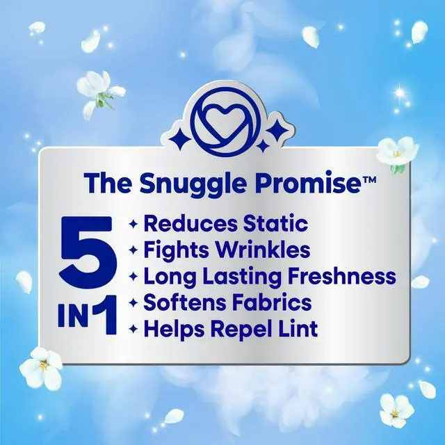 Alt view image 5 of 6 - Snuggle Blue Sparkle Cuddle Up Fresh Dryer Sheets, 200 Count