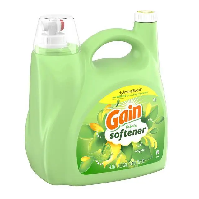 Alt view image 6 of 6 - Gain Liquid Laundry Fabric Softener and Conditioner, Original Scent, 140 fl oz, 190 Loads