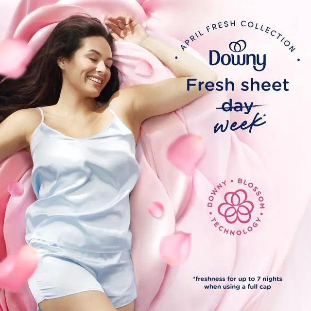 Alt view image 4 of 6 - Downy Liquid Fabric Softener and Conditioner, April Fresh Scent, 140 fl oz, 190 Loads