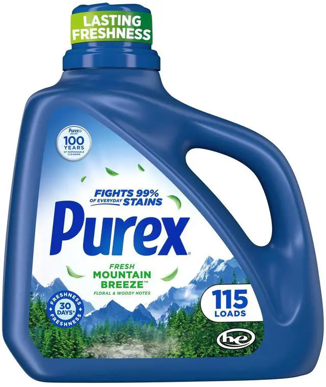 Main image of Purex Fresh Mountain Breeze Liquid Detergent, 150 fl oz, 115 loads
