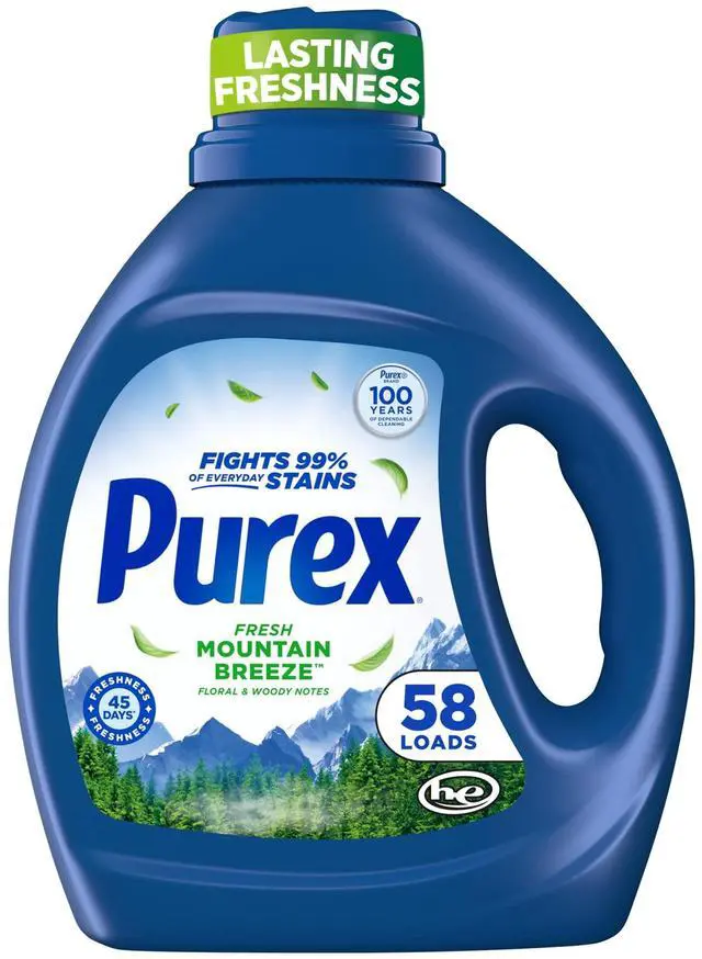 Main image of Purex Fresh Mountain Breeze Liquid Detergent, 66 fl oz, 58 loads
