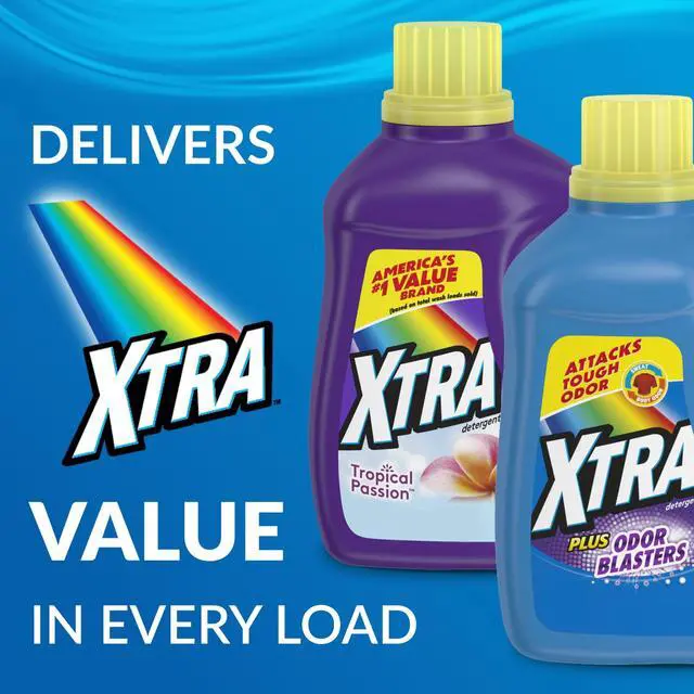Alt view image 3 of 4 - Xtra Tropical Passion, 84 Loads Liquid Laundry Detergent, 100.8 fl oz