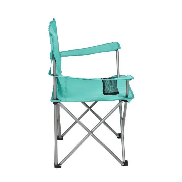 Alt view image 4 of 6 - Ozark Trail Quad Folding Camp Chair with Cup Holder, Green Sea