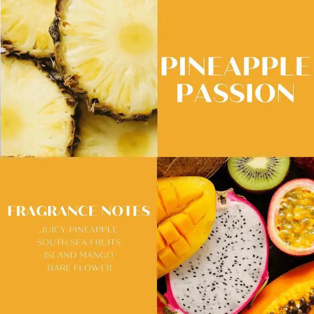 Alt view image 3 of 5 - Scentworx 14.5 oz Pineapple Passion 3-Wick Jar Candle by Slatkin & Co