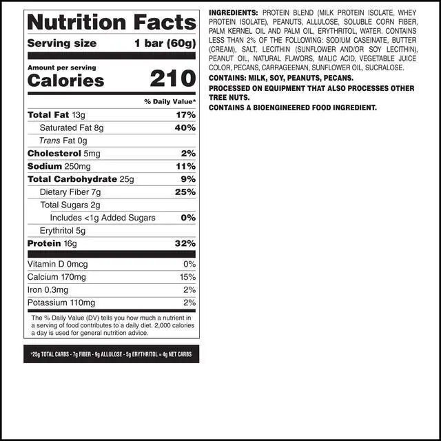 Alt view image 6 of 6 - Quest Crispy 18g Protein Bar, Low Carb, Peanut Butter and Jelly, 2.12oz, 4 Count
