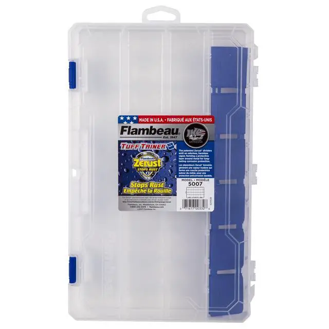 Alt view image 2 of 6 - (2 pack) Flambeau Outdoors, Tuff Tainer Utility Tackle Box with Zerust, 5007, Large, Plastic